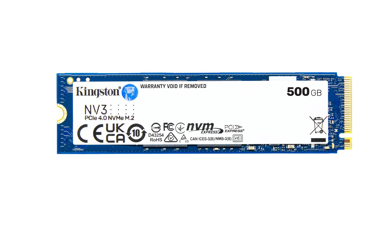 Kingston NV3  – SSD NVMe PCIe 4.0 M.2 2280 (SNV3S/500G)